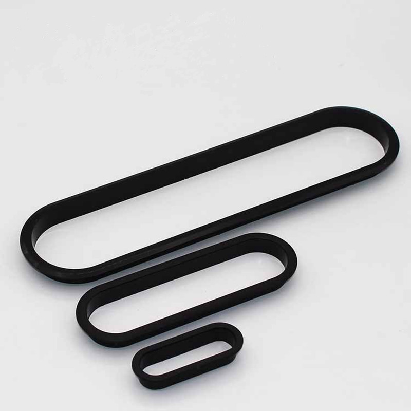 Furniture Hardware Covers - 2 szt. plastikowe owalne przelotki do