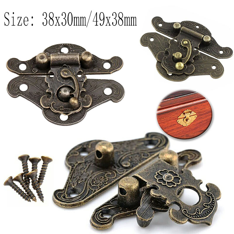 Furniture Interlocking Hardware - 5/10 szt. Vintage Metalowe Okucia Meblowe
