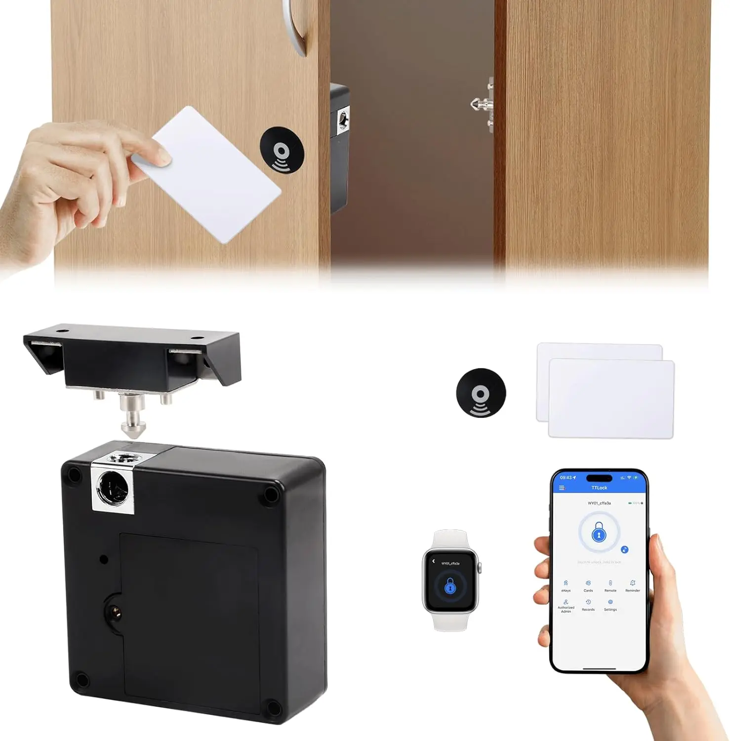 Inteligentny zamek elektronicz – Furniture Interlocking Hardware recenzja i cena